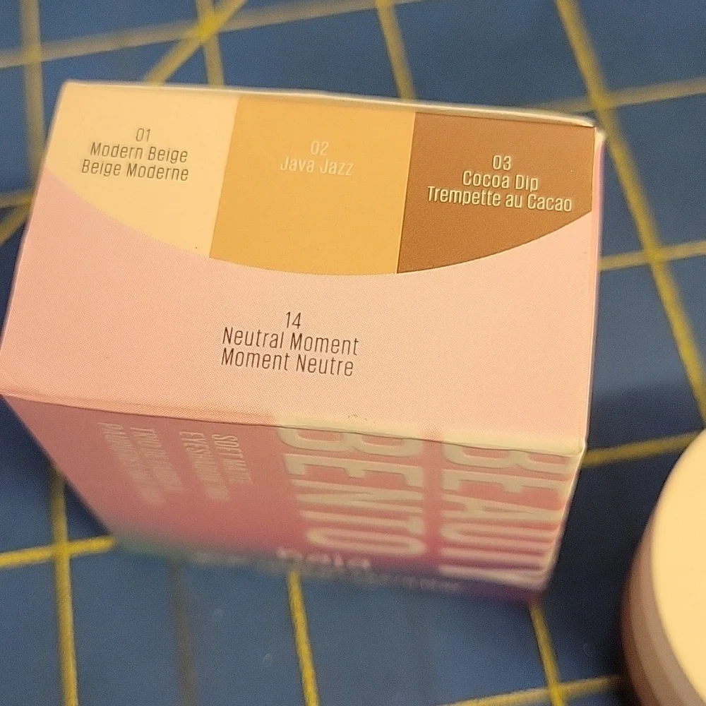 Beauty Bento Bouncy Shimmer Eyeshadow Trio 14 Neutral Moment New